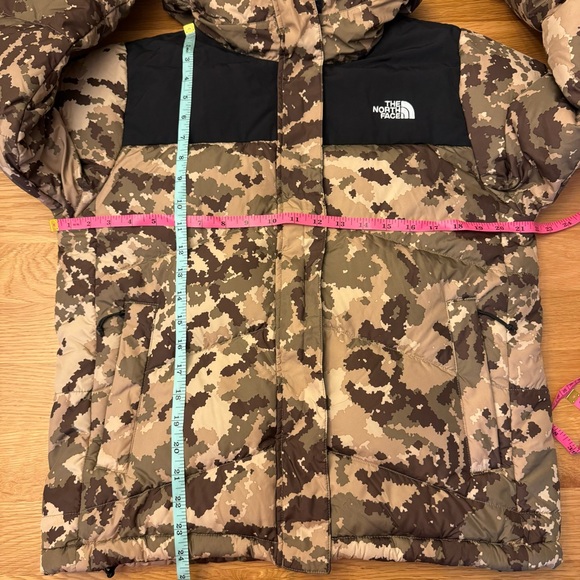 THE NORTH FACE BALHAM DOWN PUFFER JACKET INSULATED CAMOU HOODIE - Picture 8 of 8